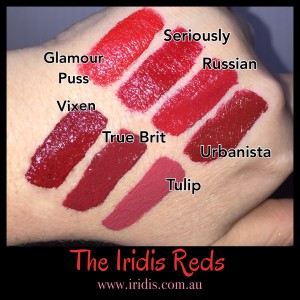 red lips swatched - for the article